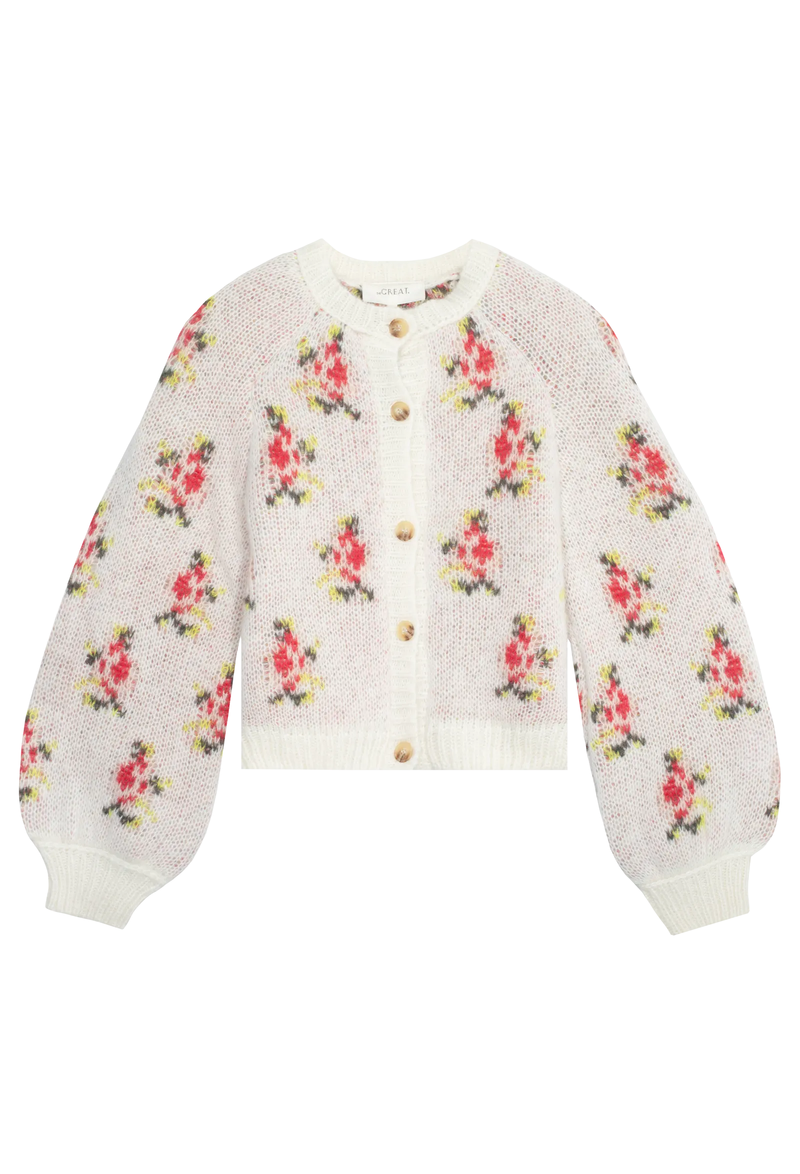 The Carousel Cardigan- White Heirloom