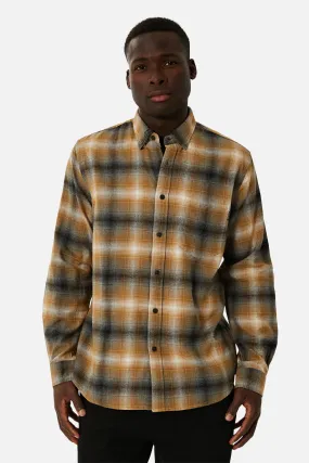 The Dunsmore L/s Shirt - Camel Grey