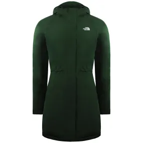 The North Face Recycled Brooklyn Womens Green Parka Jacket