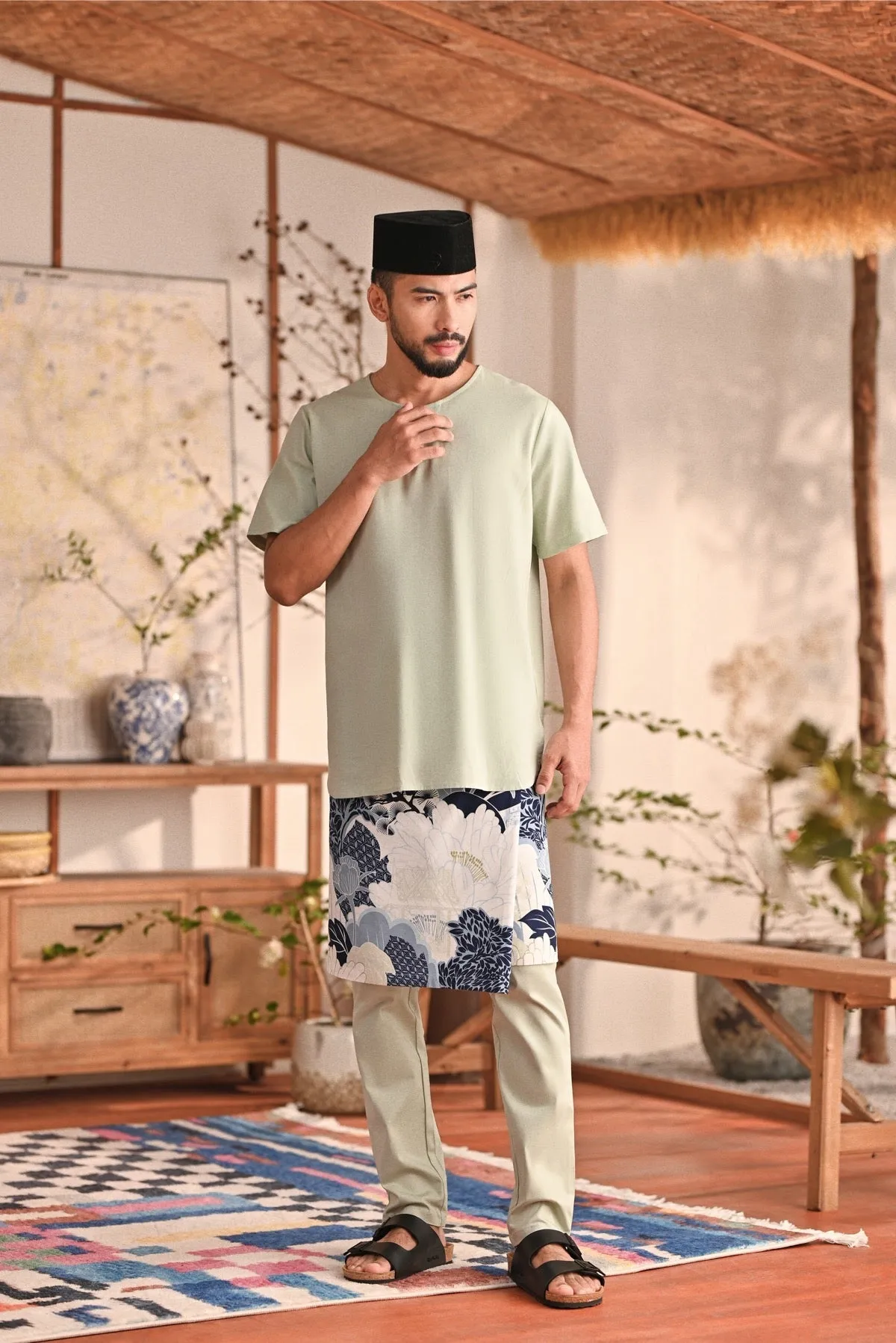 The Perfect Men Slim Fit Pants - Fog Green