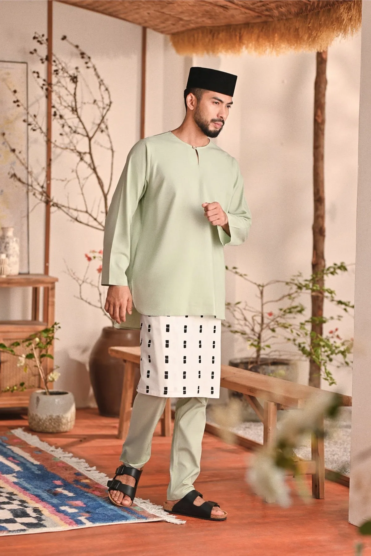 The Perfect Men Slim Fit Pants - Fog Green