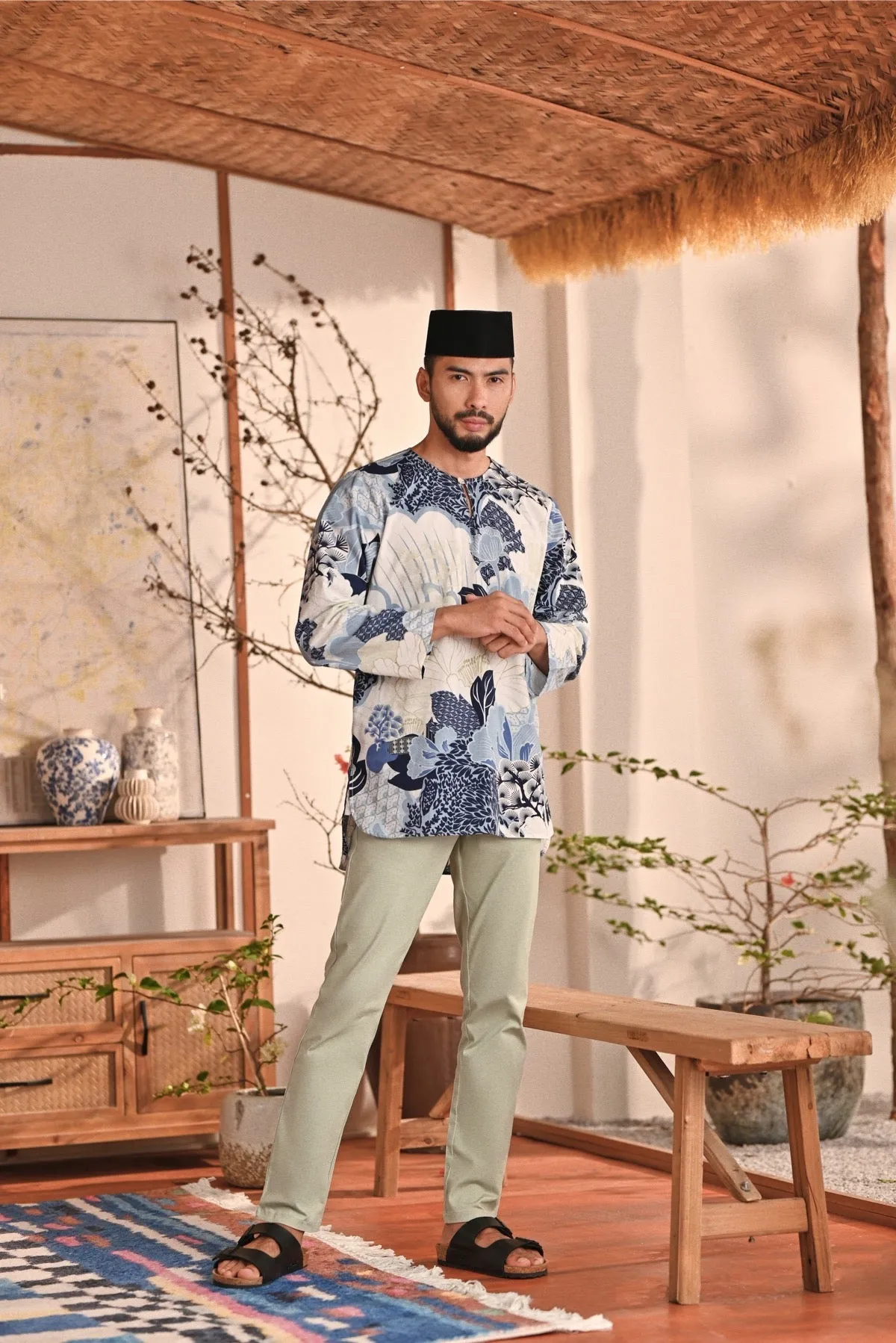 The Perfect Men Slim Fit Pants - Fog Green