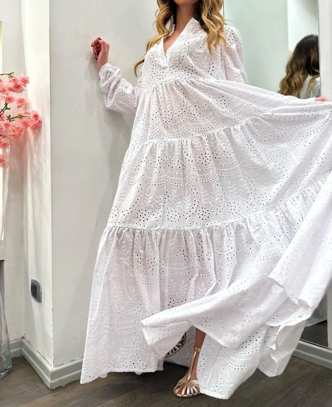 The Stork Lace Dress