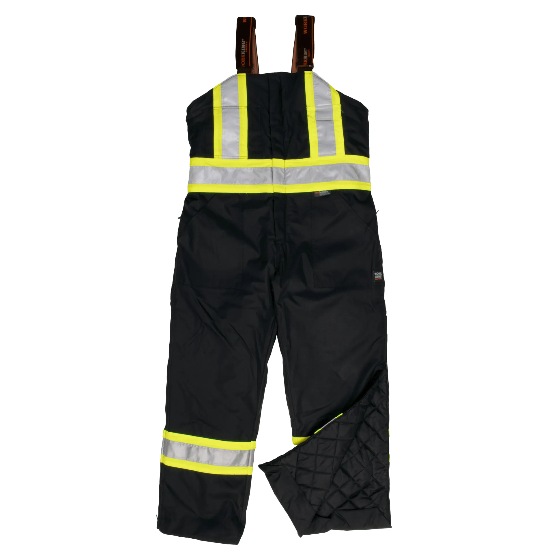 Tough Duck Insulated Poly Oxford Safety Bib Overall S798