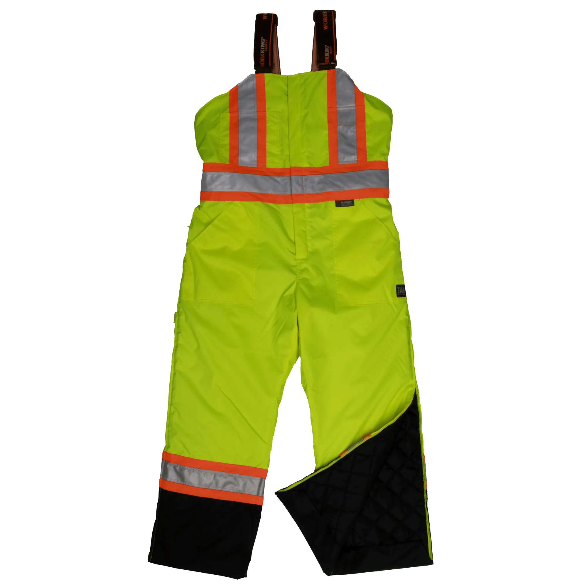 Tough Duck Insulated Poly Oxford Safety Bib Overall S798