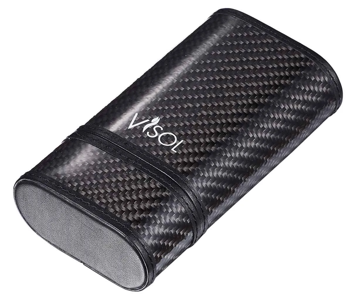 Trinity Black Carbon Fiber & Leather Cigar case