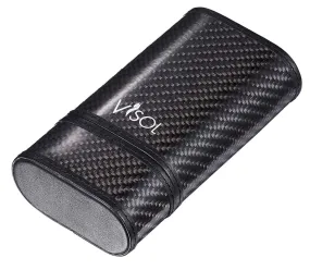 Trinity Black Carbon Fiber & Leather Cigar case