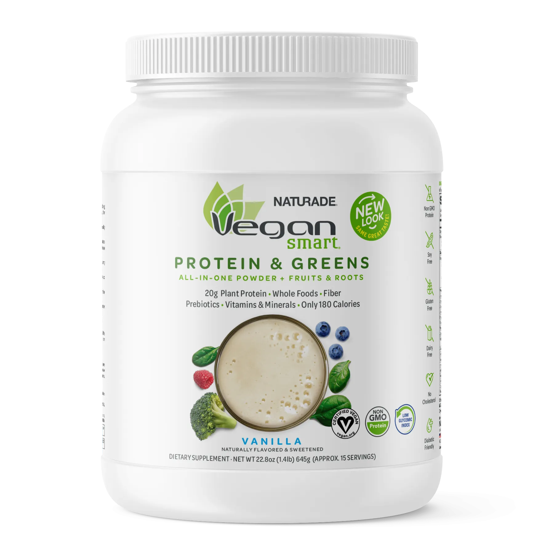 VeganSmart Protein & Greens - Vanilla (15 Servings)