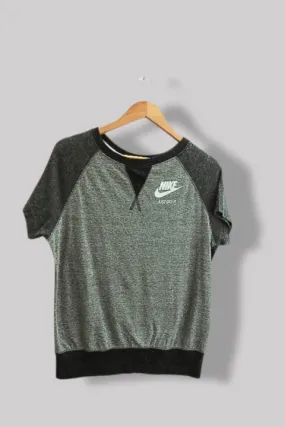 Vintage 90s Nike Just Do It Medium Black Grey Soft Sweatshirt