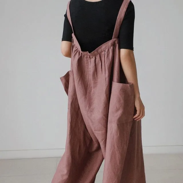 Vintage Cotton Linen Overall
