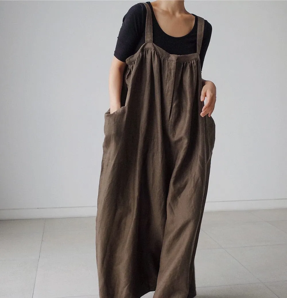 Vintage Cotton Linen Overall