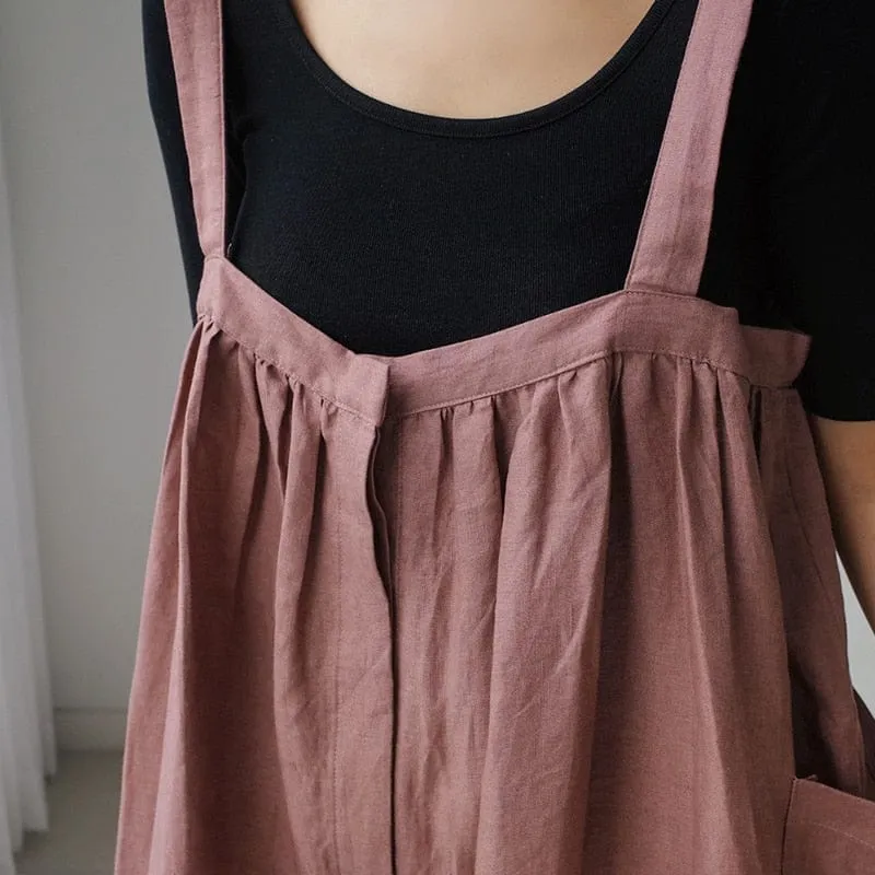 Vintage Cotton Linen Overall