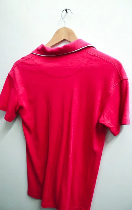 Vintage pink polo ralph lauren medium regular fit polo shirt