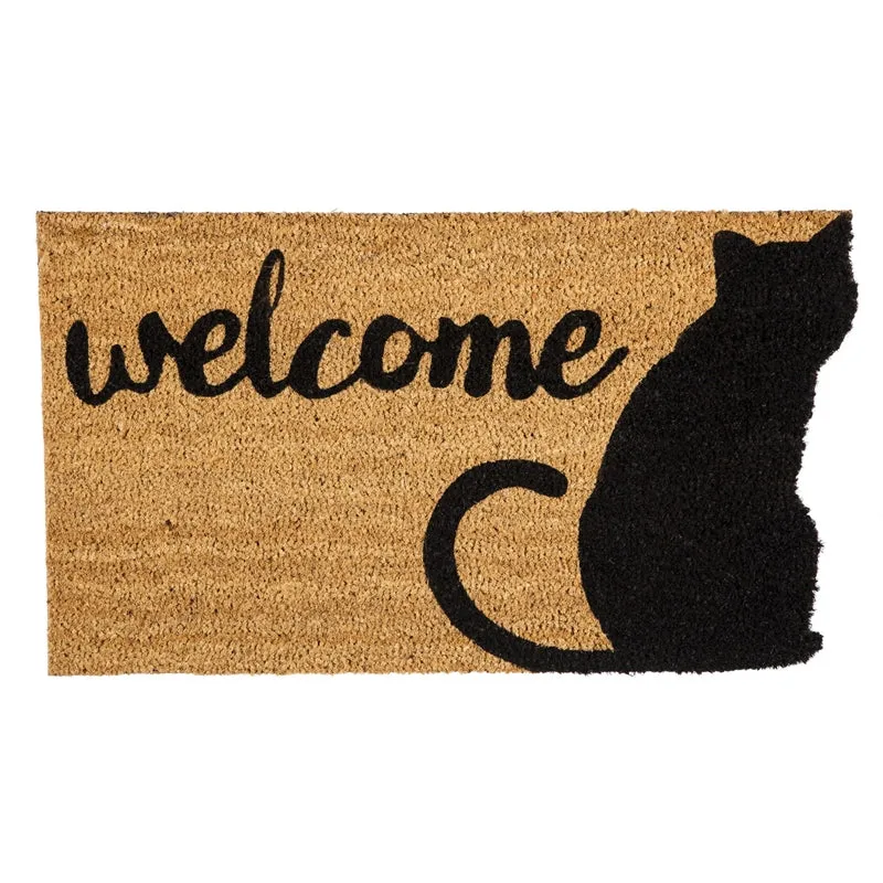 Welcome Shaped Coir Mat