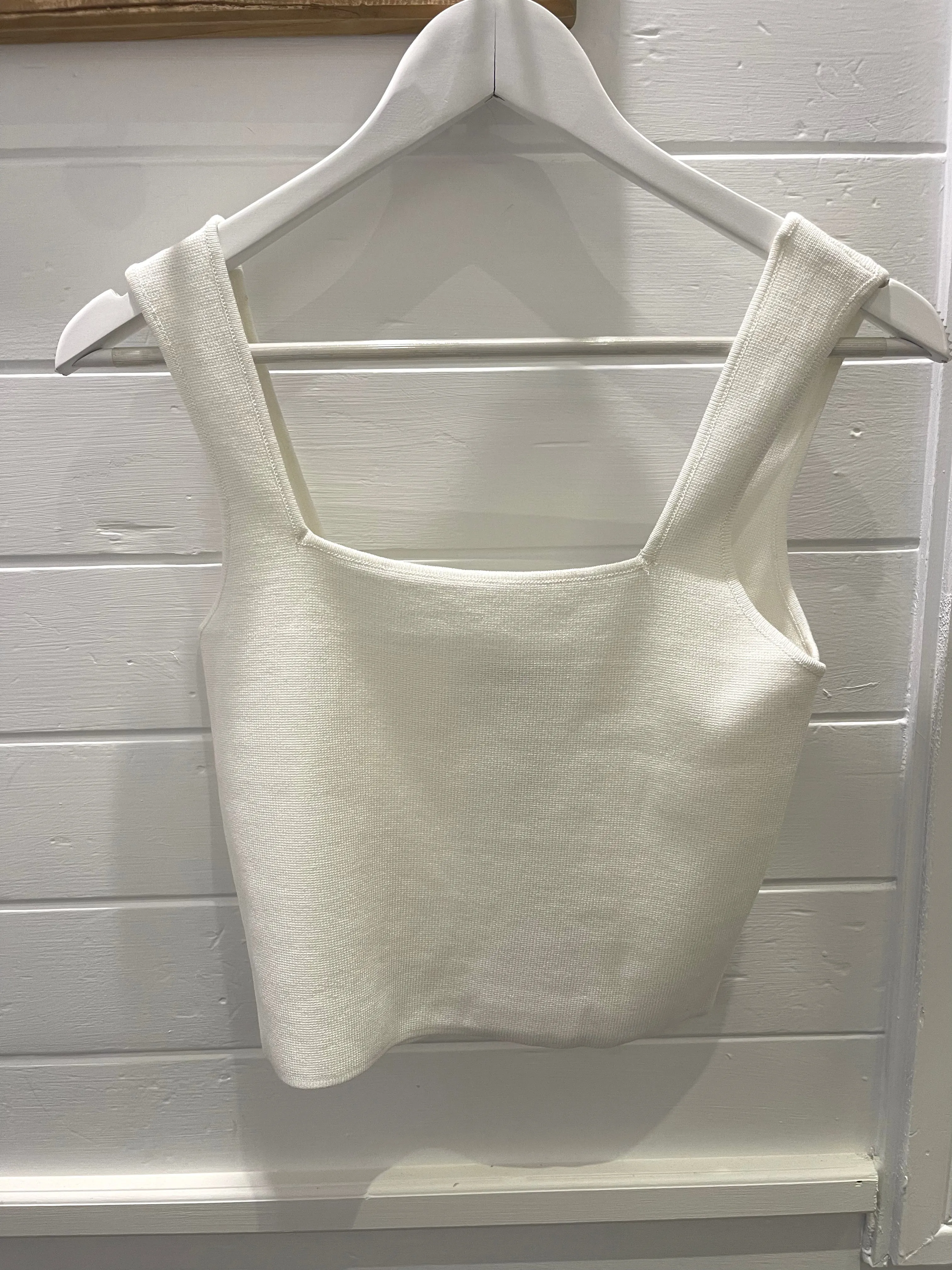White Crop Top