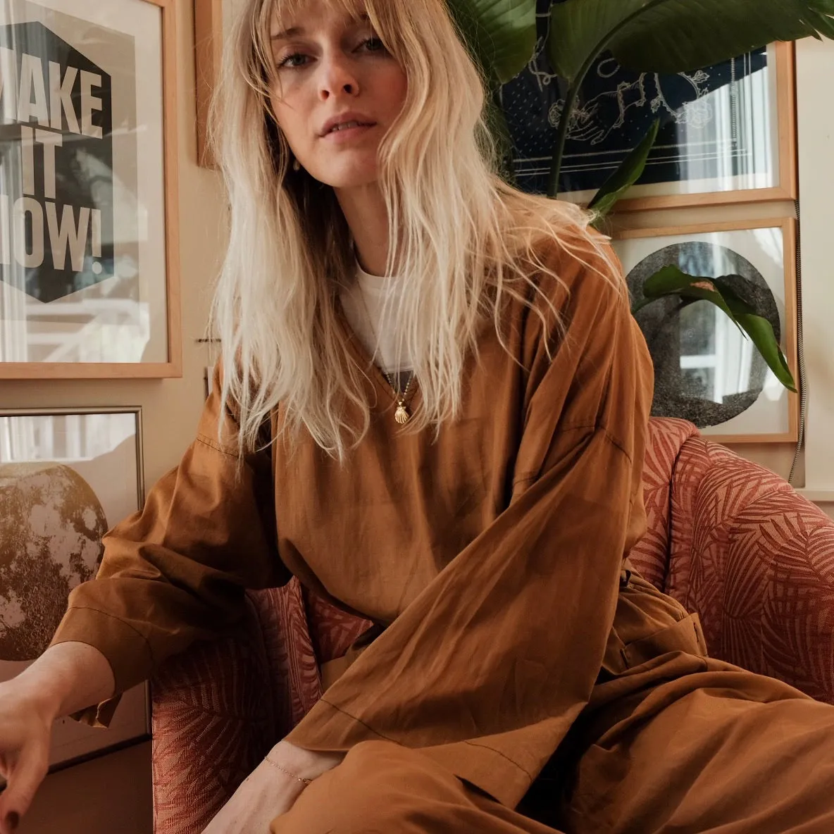 Winsome Goods Virginia Dress in Clay