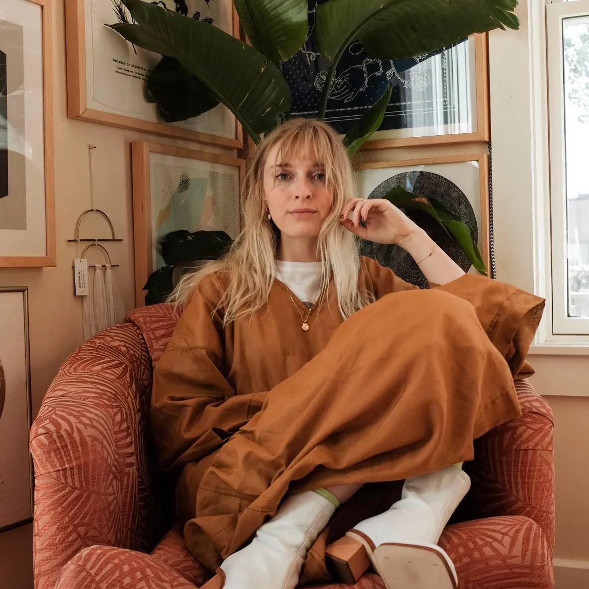 Winsome Goods Virginia Dress in Clay