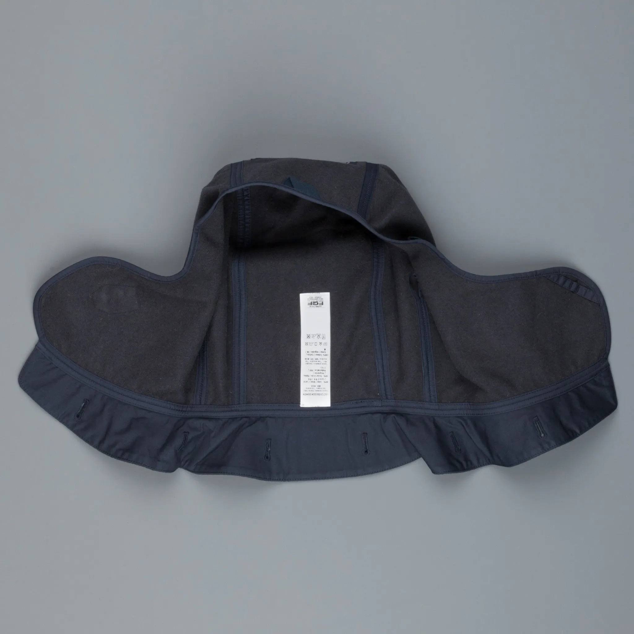 Wool hood felt 2 Grigio Eclisse