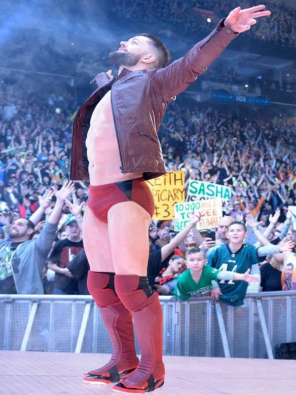 WWE Wrestler Finn Balor Leather Jacket | WWE Men Leather Jacket The Jacket Seller
