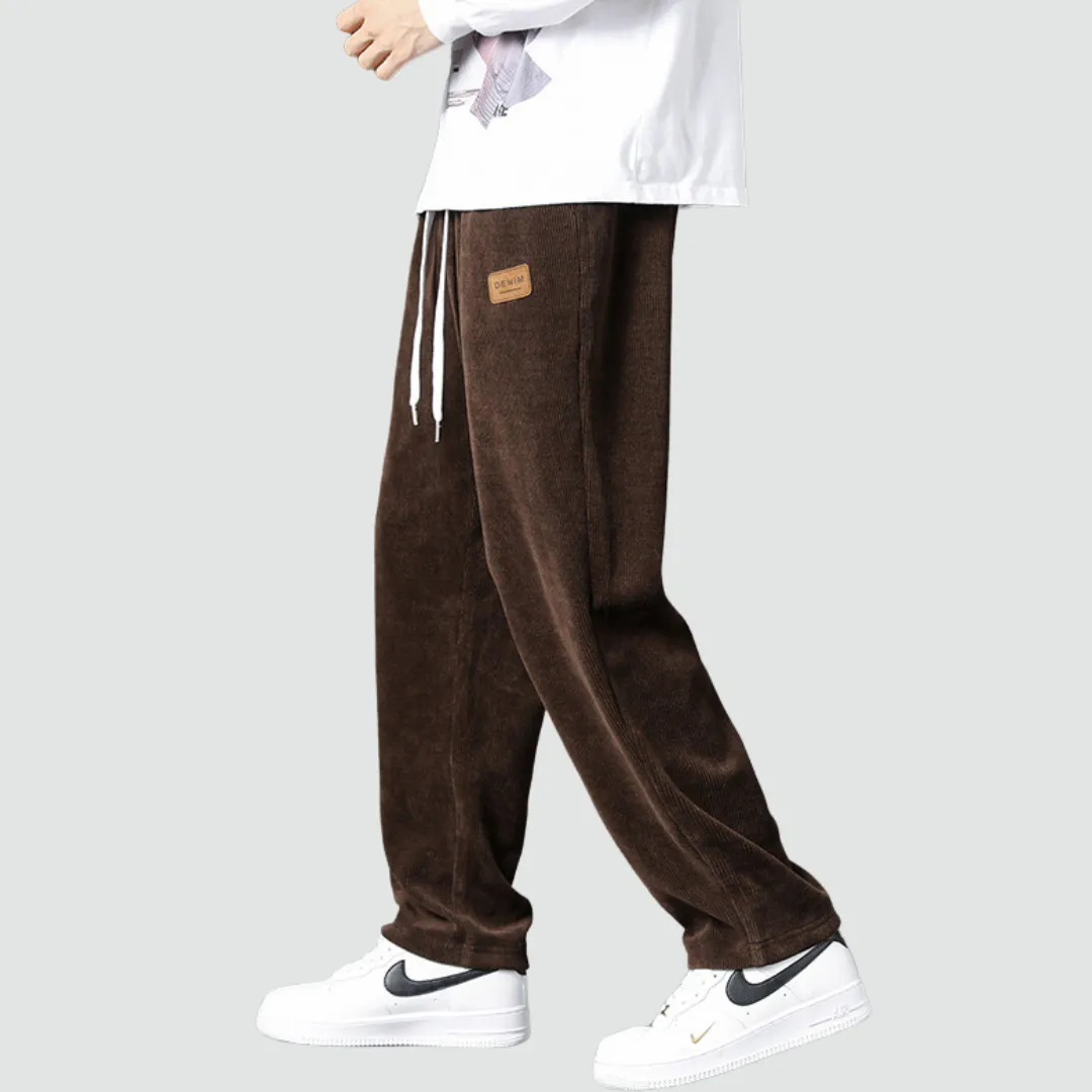 Wyatt - Warm Corduroy Fleece Pants